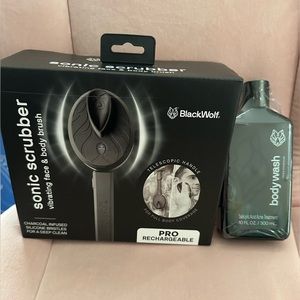 Brand New Sonic Scrubber Face & Body Brush with Salicylic Acid Acne Body Wash